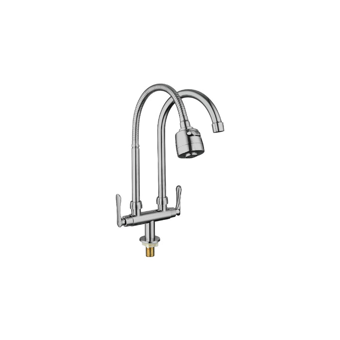 Pillar Mounted Flexible Head + S/Steel Spout Kitchen Tap CABANA CB2861