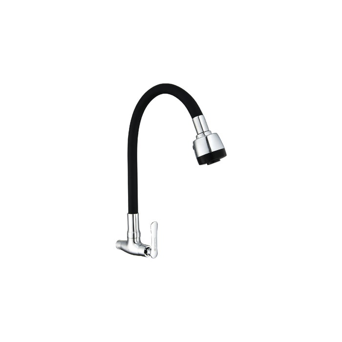 Wall Mounted Tap With Black Flexible Hose CABANA CB2862