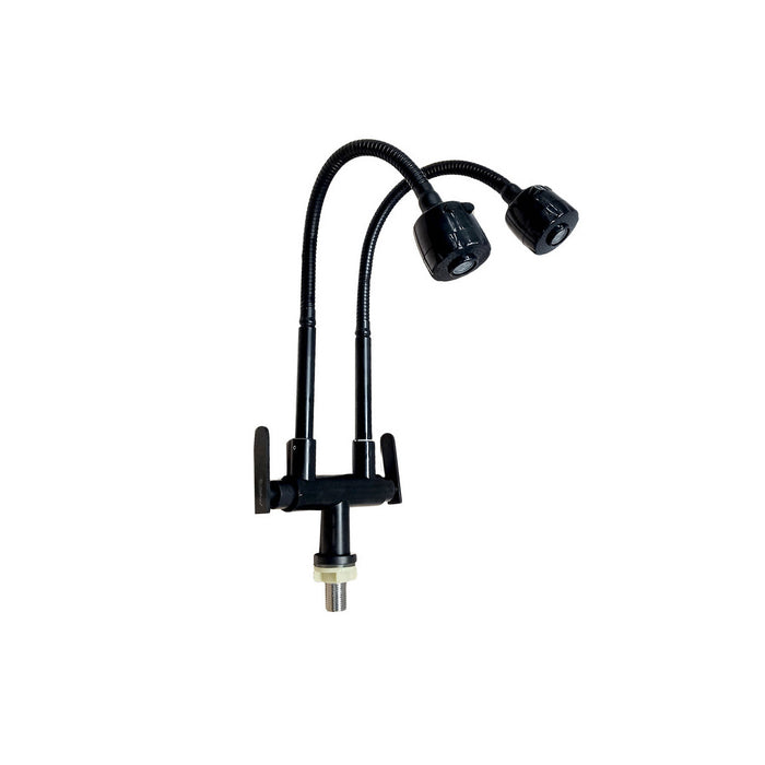 Pillar Mounted Flexible Head Tap CABANA CB2545SS-BL