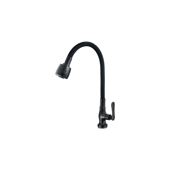 Pillar Mounted Tap With Flexible Hose CABANA CB2863-BL