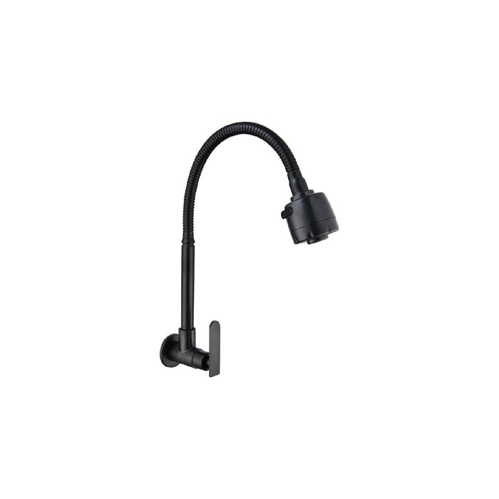 Wall Mounted Tap With Flexible Hose & Shower Head CABANA CB2527SS-BL