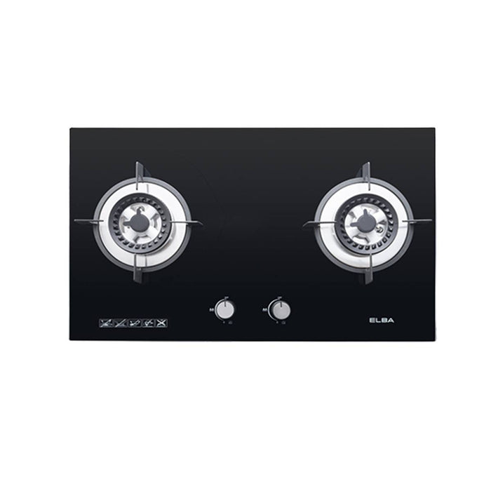 Full Black Tempered Glass Gas Hob ELBA EGH-K8842G(BK) (5.0kW)