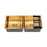 87 cm Gold Kitchen Sink CABANA KS8945-GY-NL