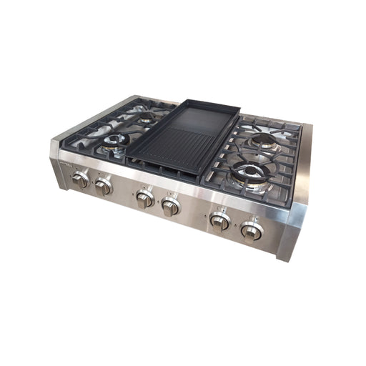 Professional 6-Burner Gas Hob LEBENSSTIL KOLLEKTION LKPH-8806SS